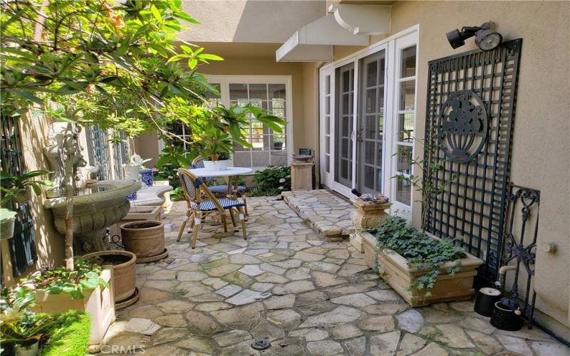 Lush Atrium off Dining Room