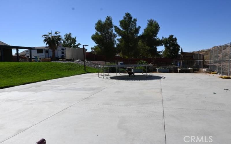 Concrete Play Area