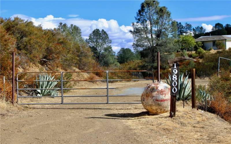 Entrance to home and property...