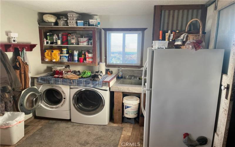 Main house mud room/laundry room