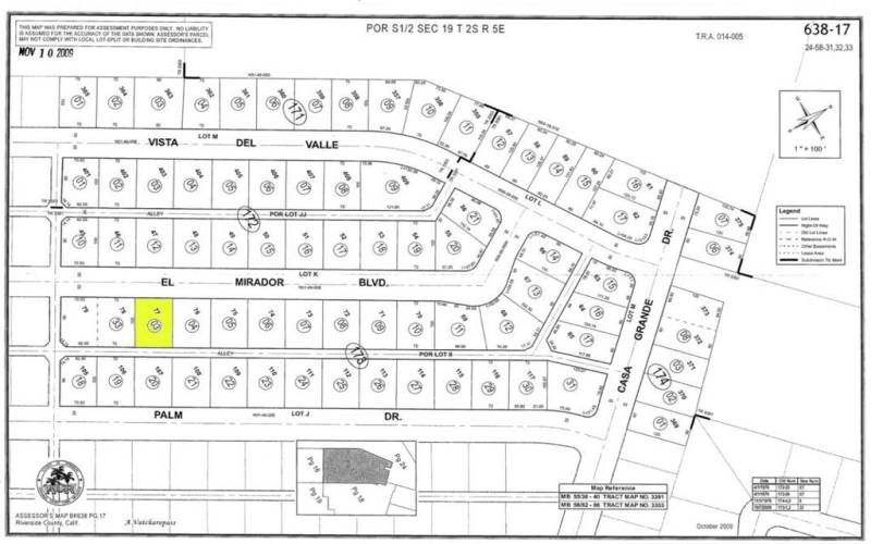 El mirador blvd tax map