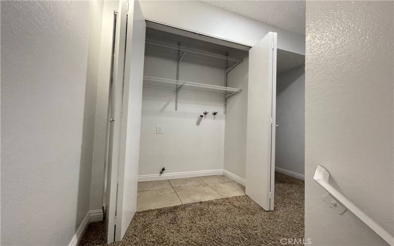 2nd floor laundry closet