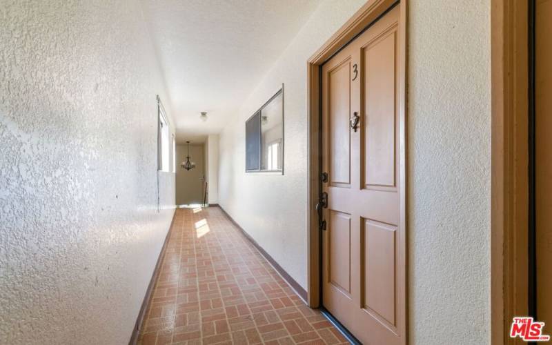 Front Door To Unit on 2nd Floor