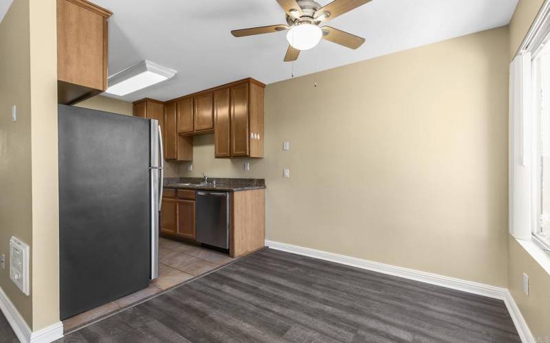 Bright Dining Area and Kitchen