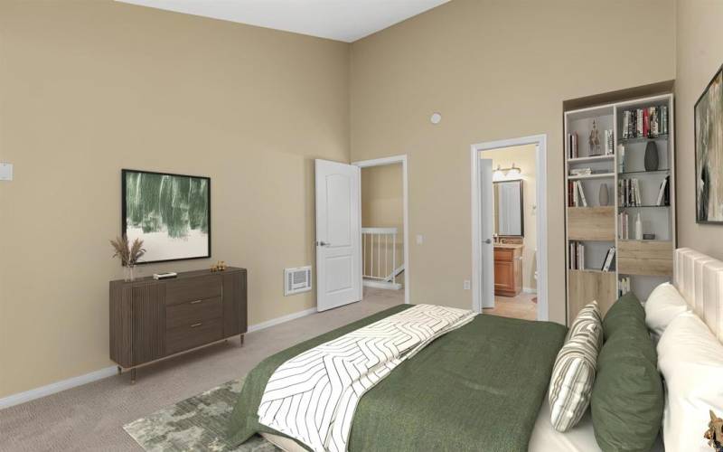 Virtually Staged Bedroom 2