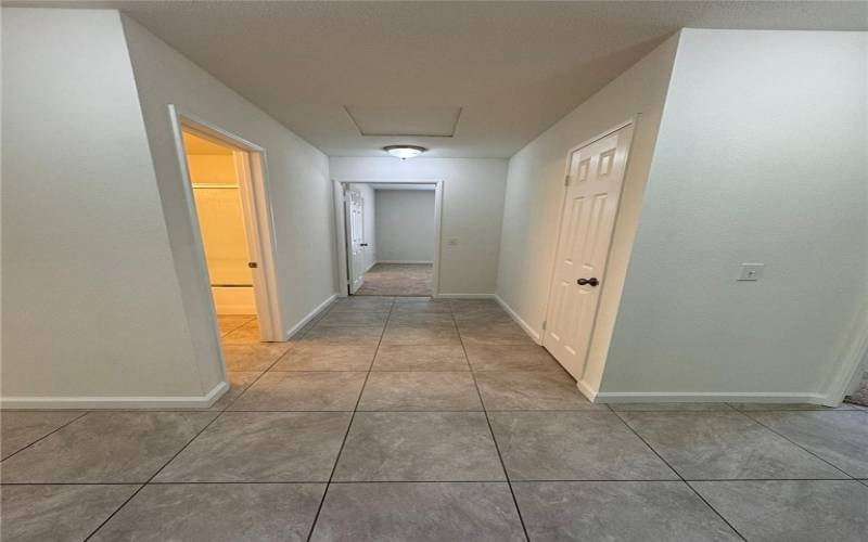 Hallway towards bedroom