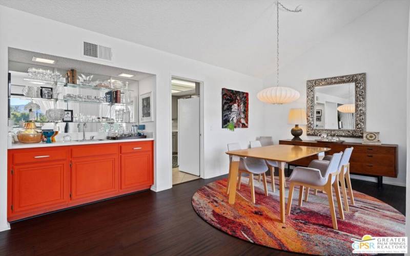 Dining Room and Wet Bar