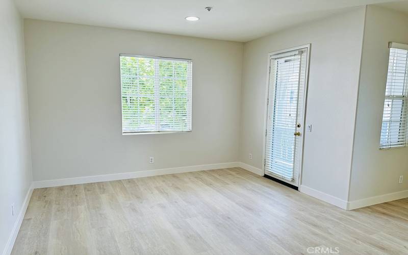 Bright open dining area