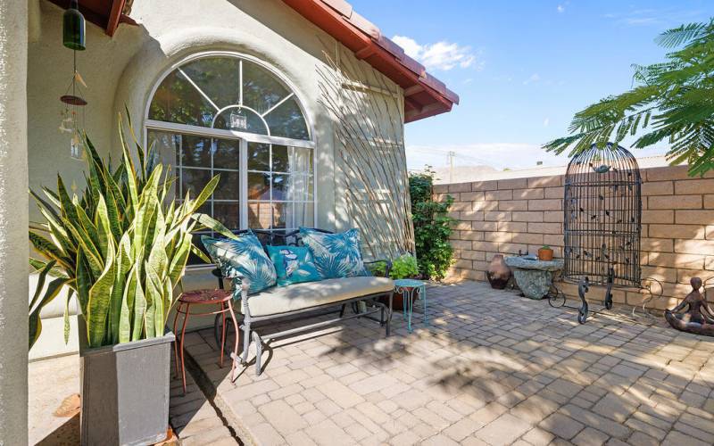 Pavers in Courtyard