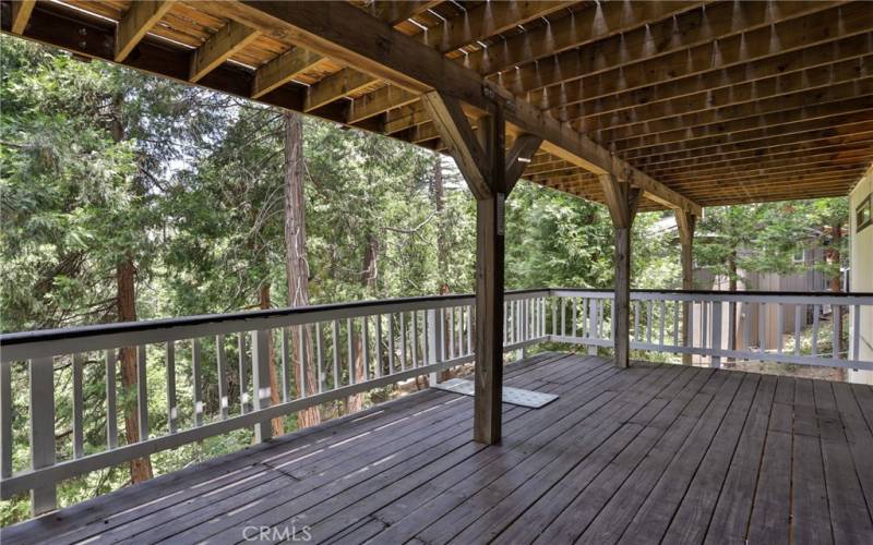 Deck off primary bedroom