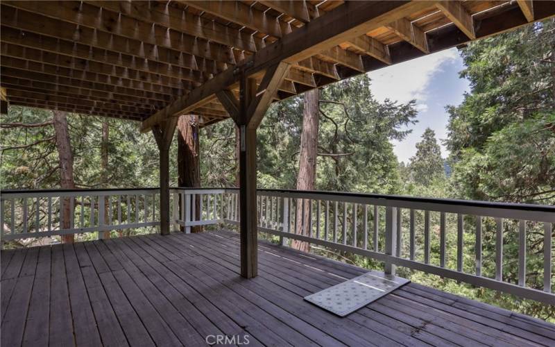 Deck off primary bedroom