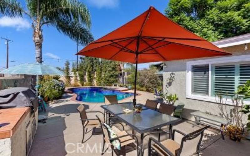 Backyard Pool View