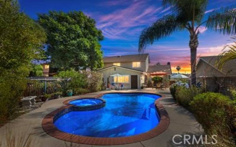 Twilight Pool View