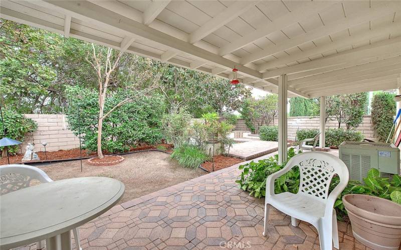 Solid covered patio