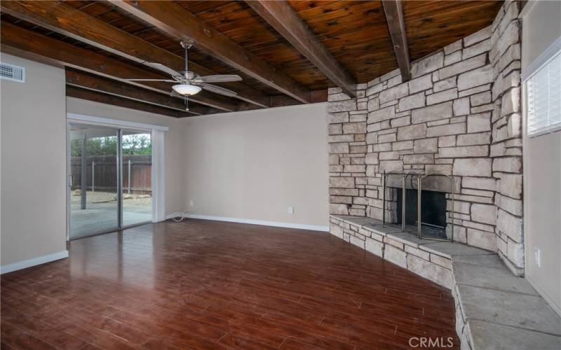 Additional Family room with Fireplace