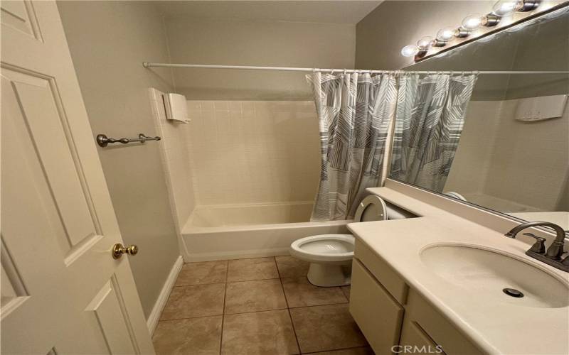 Hallway bathroom