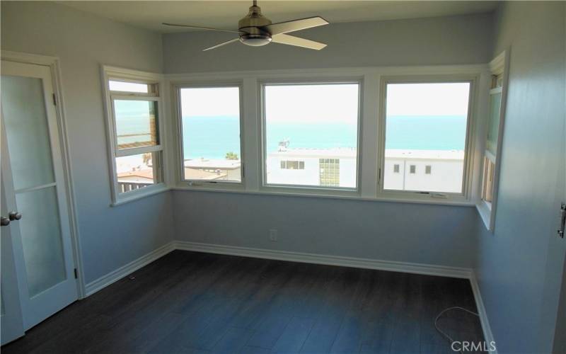 Front bedroom with ocean views