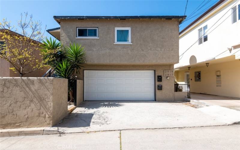 Garage off alley