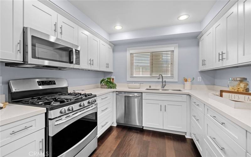 Remodeled kitchen