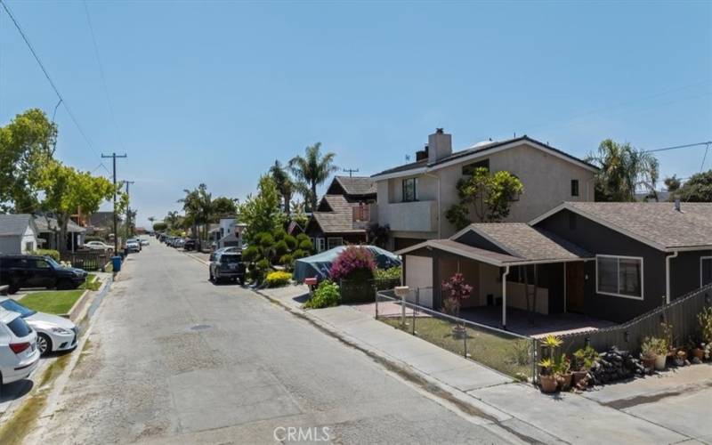 Street view-before the fence was removed
