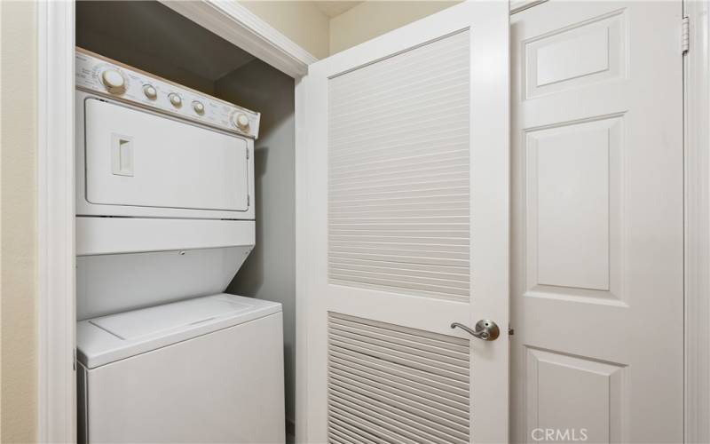 Washer and dryer is included