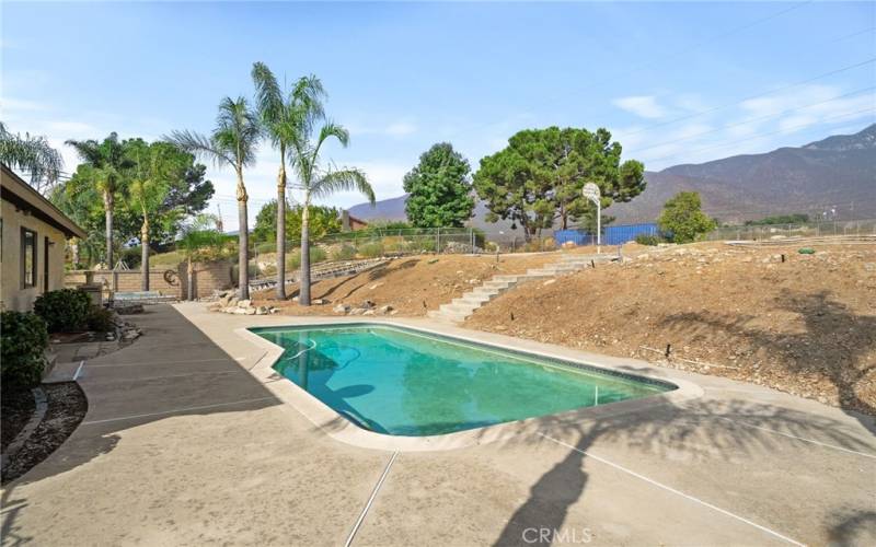 Backyard with Pool