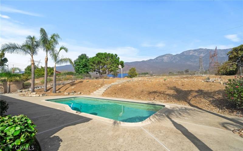 Backyard with Pool