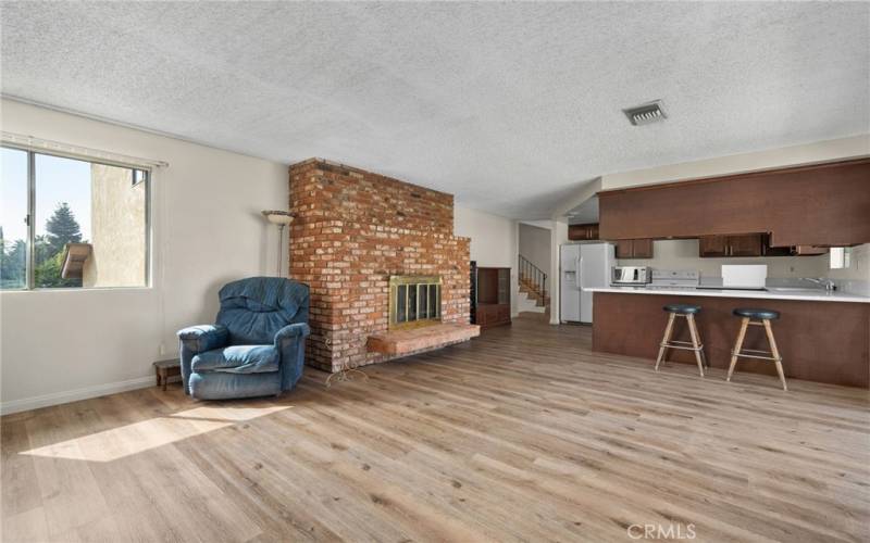 Family Room with Fireplace