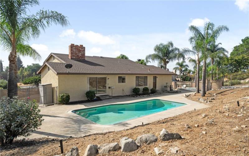 Backyard with Pool