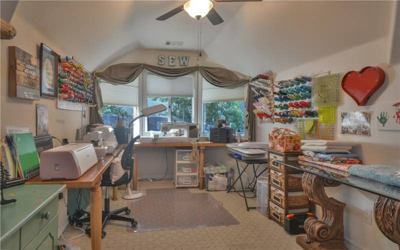 Sewing Room/Office/ Nursery (directly across from Master Go