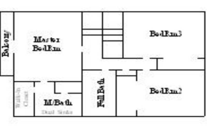 Upstairs Floor Plan