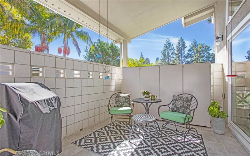 Spacious Covered Patio