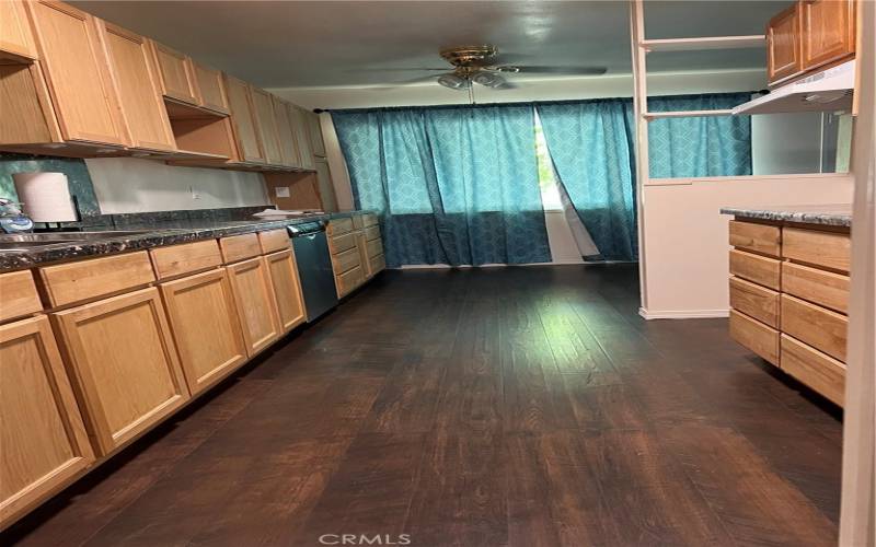 Kitchen with loads of cabinets