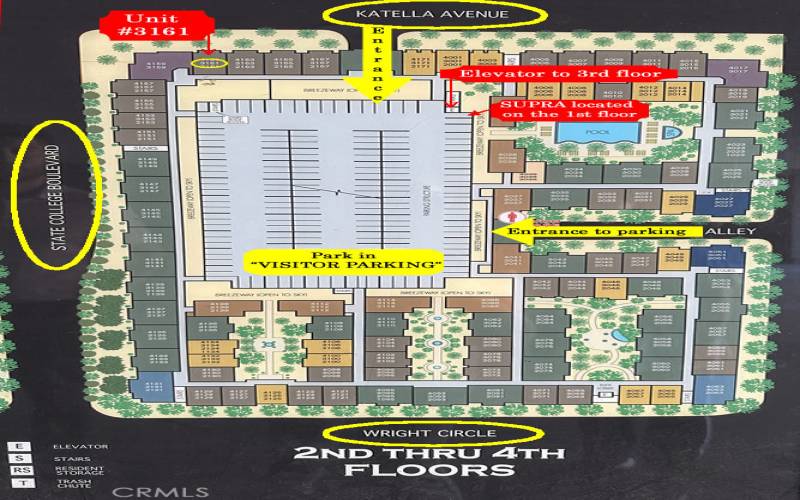 Where to Park and Supra location