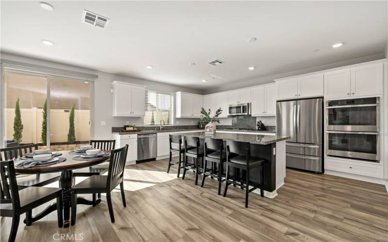 Beautiful kitchen open to the dining area