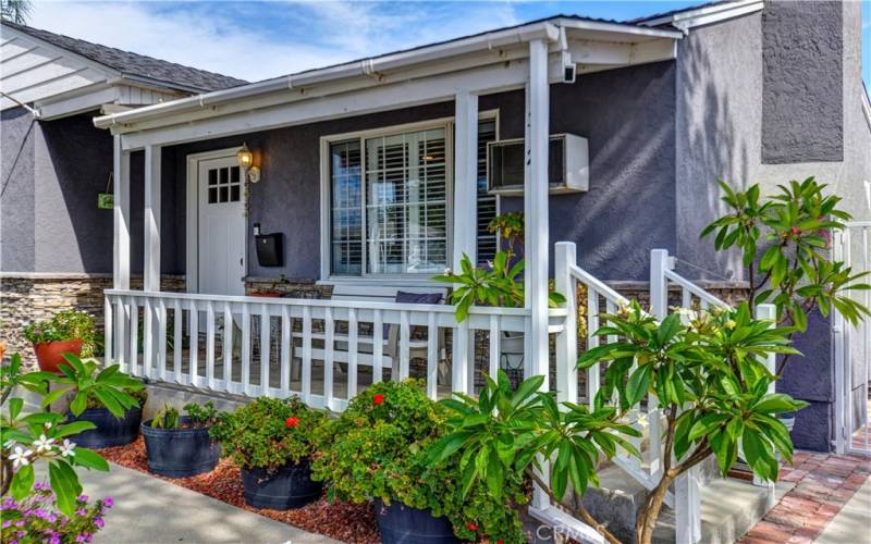 A welcoming front porch