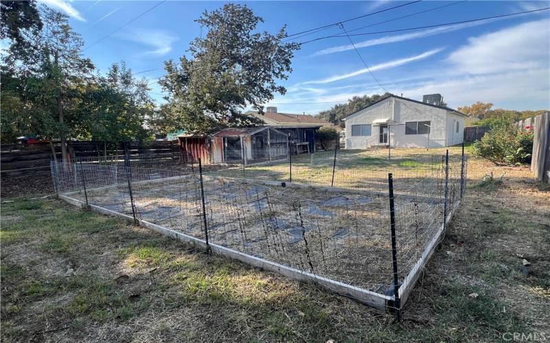 Fenced garden