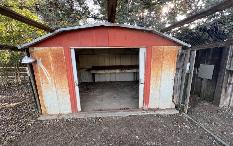 Aviary shed