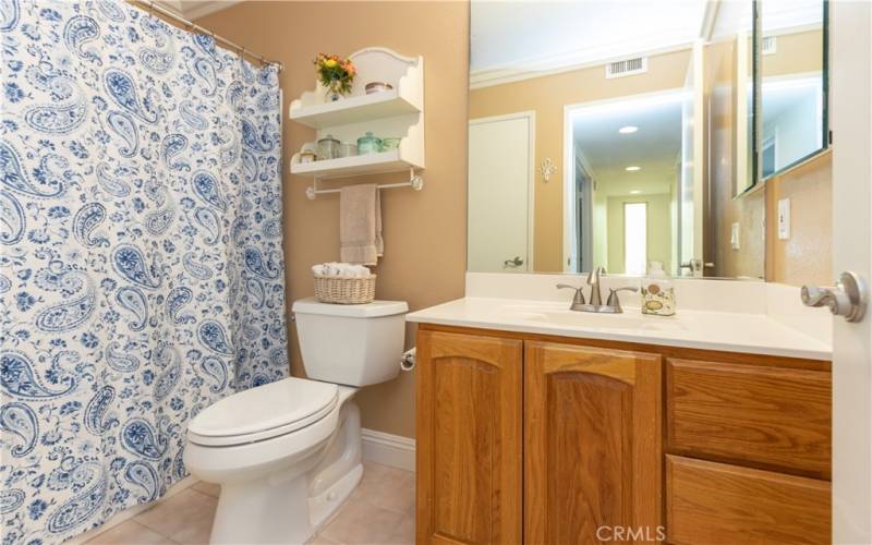 Charming full bath upstairs.