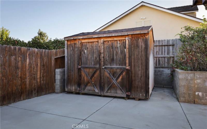 Shed...Storage can use your loving care.