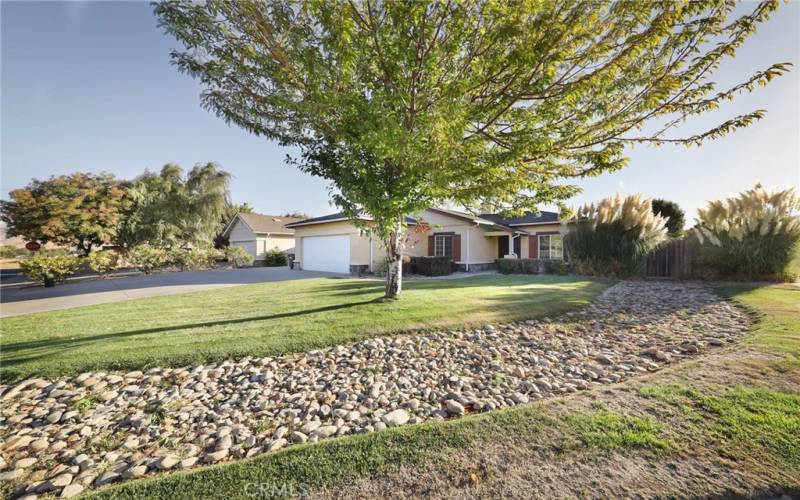 River Rocks for a beautiful front yard.