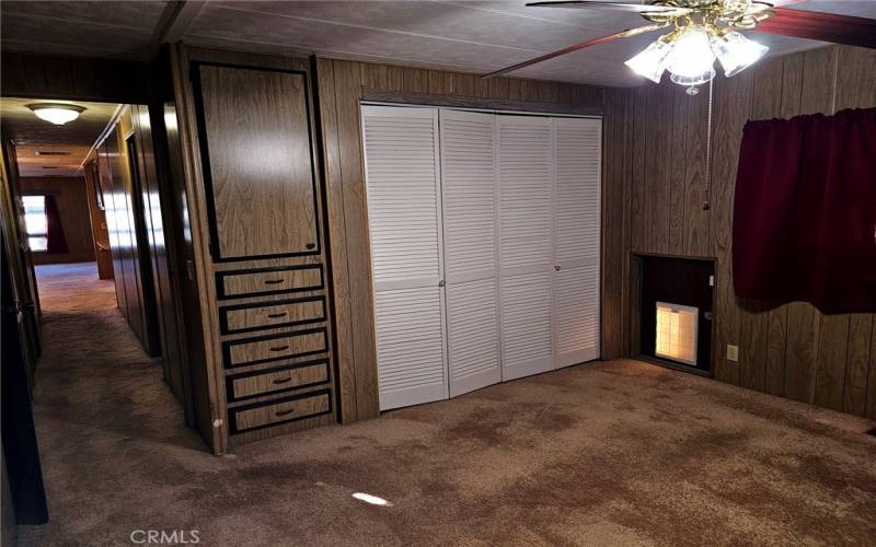 master bedroom closet 1 and drawers