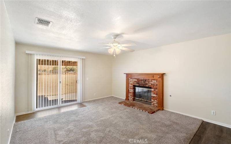 family room fireplace