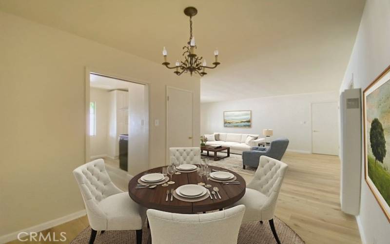 Dining Room - Virtually Staged