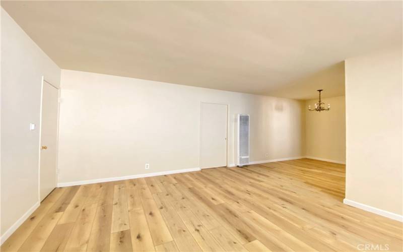 Living Room Dining Room open concept