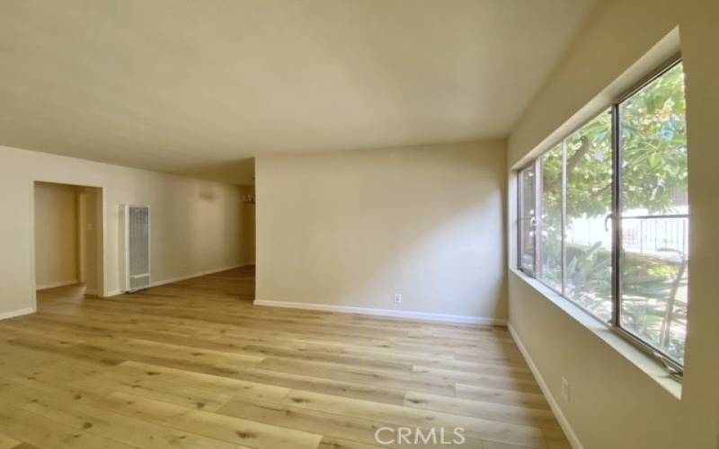 Living Room with tons of light streaming in