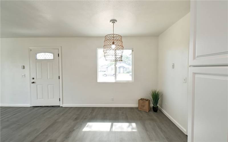 Dining area from kitchen