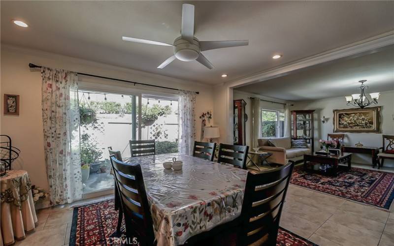 Dining room & Living room