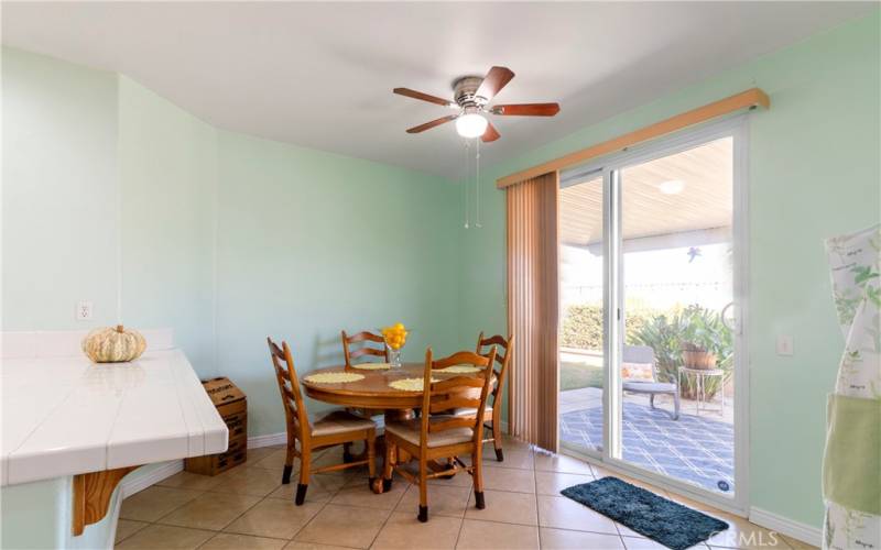 EATING AREA OFF KITCHEN