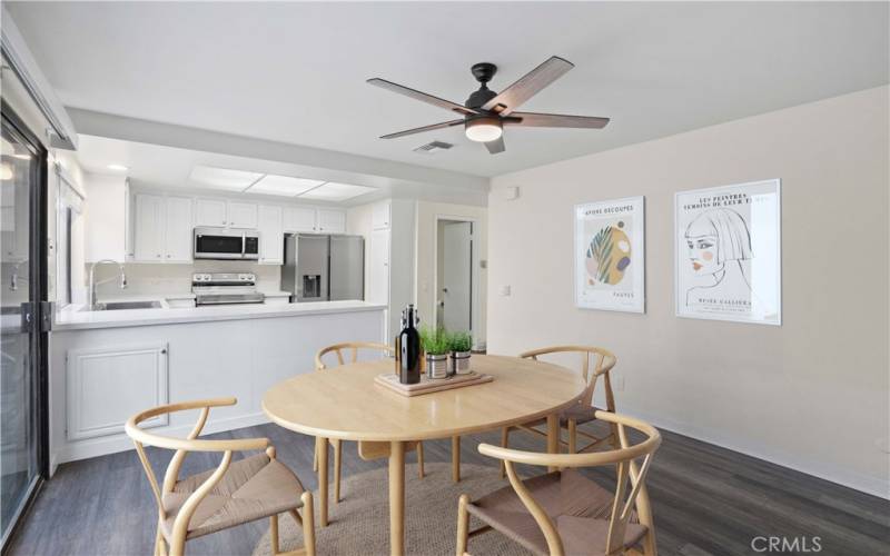 Dinning room, Virtually staged